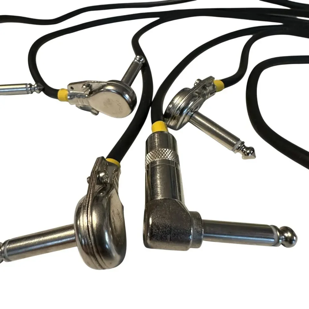 Switchcraft Right Angle Patch Cable Lot of 12 - Various Lengths